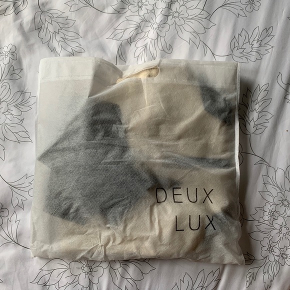 Deux Lux cream and black backpack - Picture 2 of 5